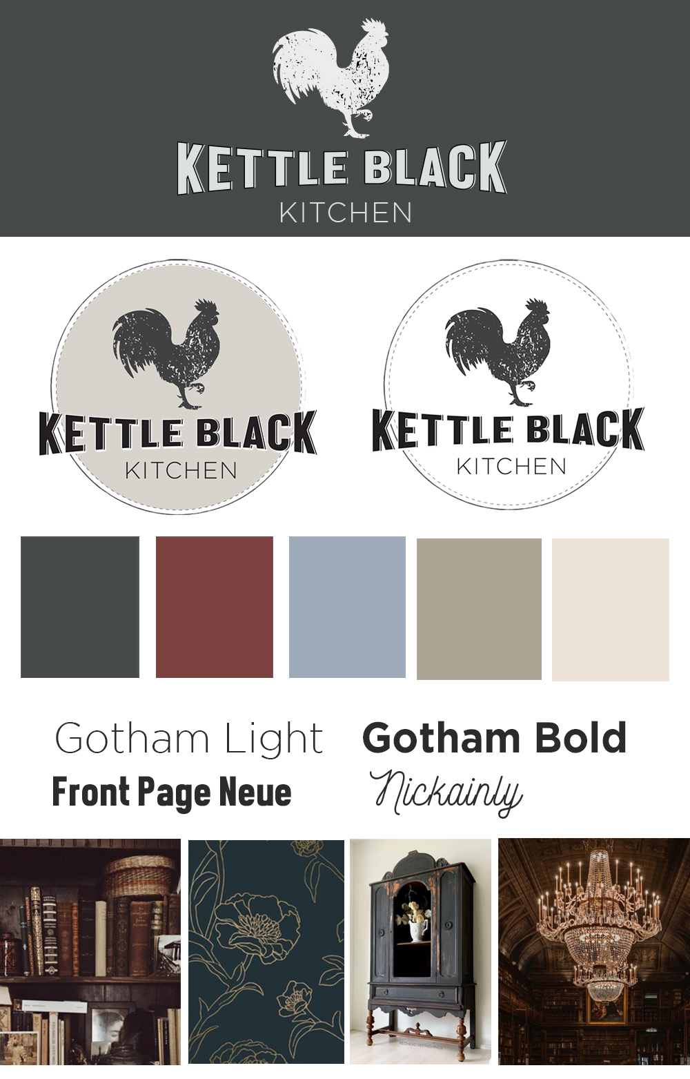 Kettle Black Kitchen Branding and Logo Design